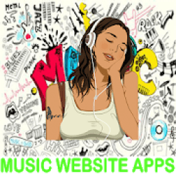Music Website Apps - Free Download MP3 आइकन