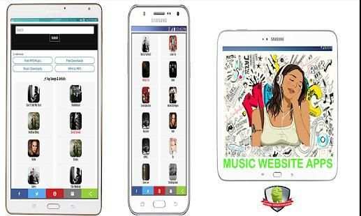 Music Website Apps - Free Download MP3 स्क्रीनशॉट 1