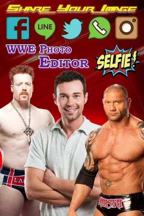 Selfie with WWE Superstars & WWE Photo Editor screenshot 1