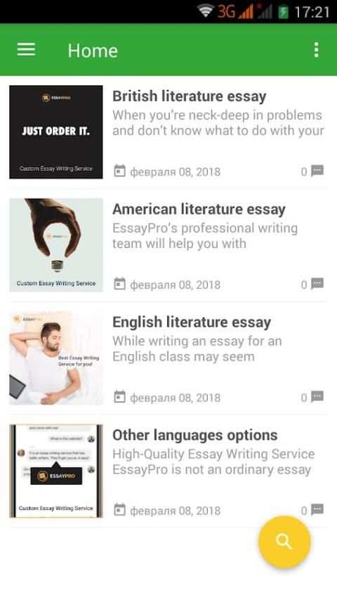Essay writing service screenshot 3
