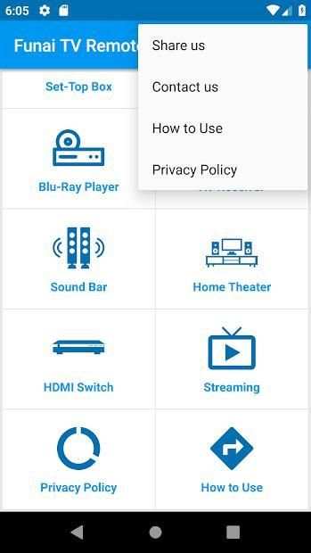 Funai TV Remote screenshot 1