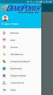 HRIS screenshot 2
