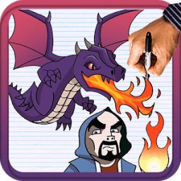 How To Draw Clash of clans characters आइकन