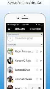 Advice For Imo Video Call स्क्रीनशॉट 1