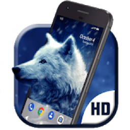 ikon Galaxy ice wolf live wallpaper