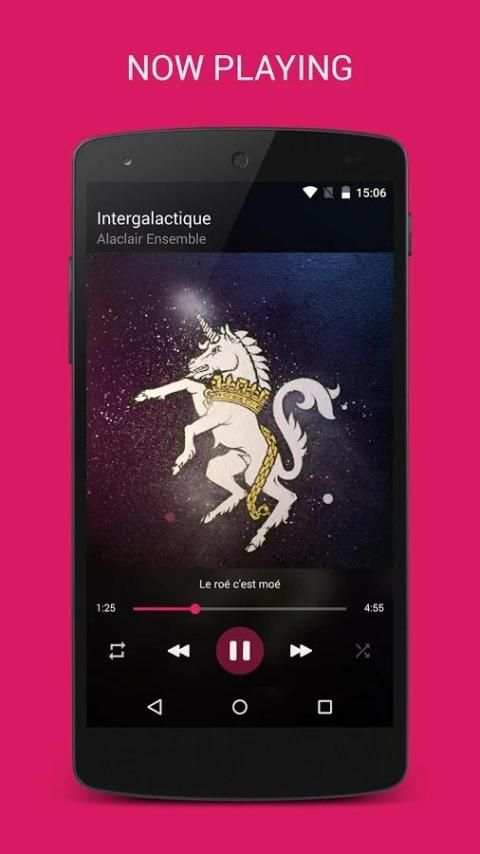 BlackPlayer Music Player स्क्रीनशॉट 1