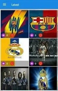 Download La Liga Teams Logo Wallpaper