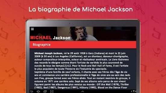 Michael Jackson : songs, lyrics,..offline screenshot 3