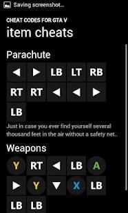 Cheat Codes for GTA V screenshot 2