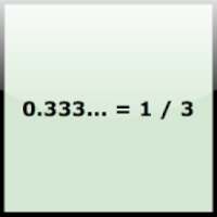 Repeating Decimal to Fraction on 9Apps