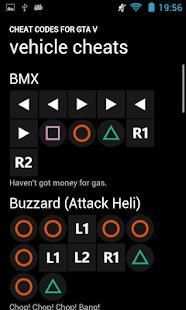 Cheat Codes for GTA V screenshot 3