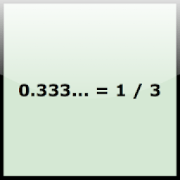 Repeating Decimal to Fraction आइकन