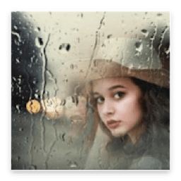 ikon Rain Overlay Frame Picture With Effect