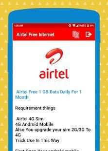 Airtel Sim Free Internet screenshot 1