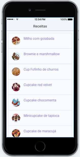 Receitas Capcake screenshot 2
