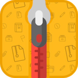 ikon Unzip, Unrar, File Zip Extractor - Compressor File