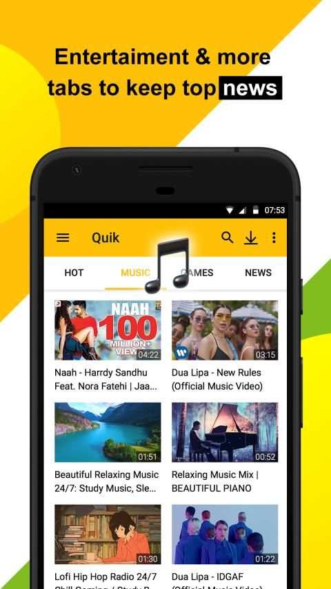  Quik Video:Video social,Virus video,TV shows,Vira screenshot 2