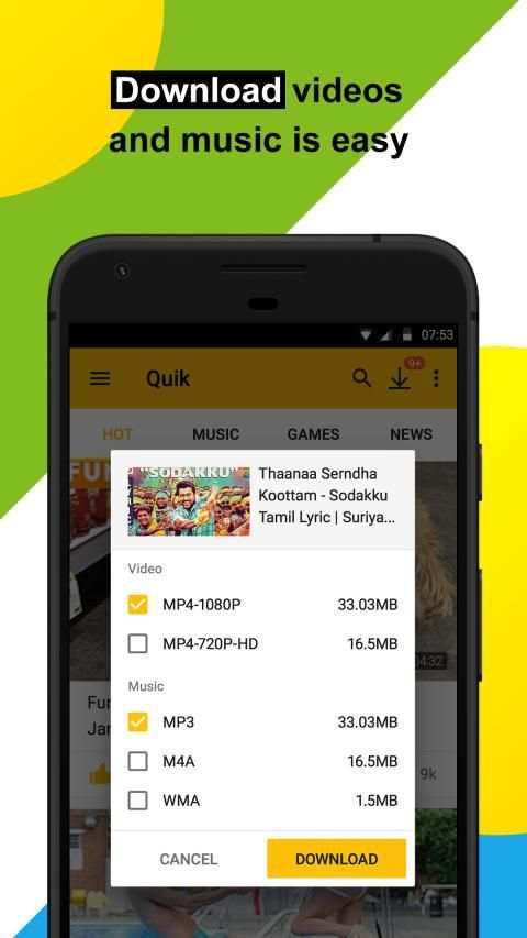  Quik Video:Video social,Virus video,TV shows,Vira screenshot 4
