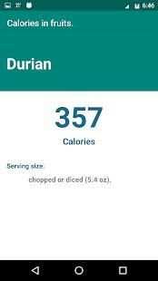 Fruit Calories. screenshot 1