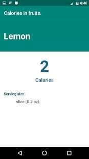 Fruit Calories. screenshot 2