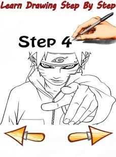 How To Draw Naruto Characters screenshot 6