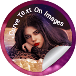 ikon Curve Text On Image