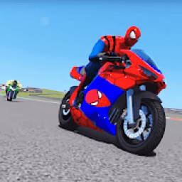 Super Hero Moto Bike Highway Racer 3d Racing Games आइकन