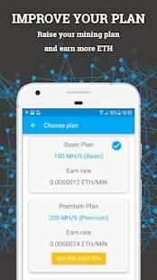 Faucet Ethereum Mining - Free ETH Button Miner screenshot 1