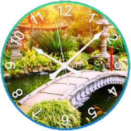 Garden Clock Live Wallpaper
