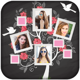 Tree Photo Collage Editor أيقونة