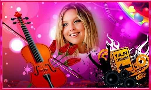 Music Theme Photo Frames 4 تصوير الشاشة