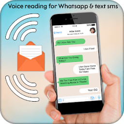ikon Voice Reading &amp; Text Sms for Whatsapp
