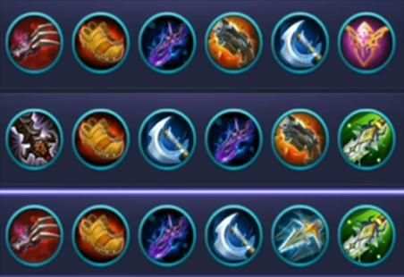 build ITEM gear MOBA ML screenshot 5