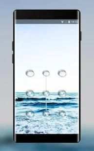 Lock theme for google pixel xl ocean wallpaper screenshot 3