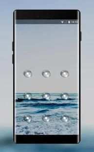 Lock theme for google pixel xl ocean wallpaper screenshot 2