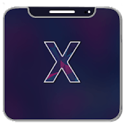 ikon Stylish iPhone X Plus Theme, iPhone XS Launcher