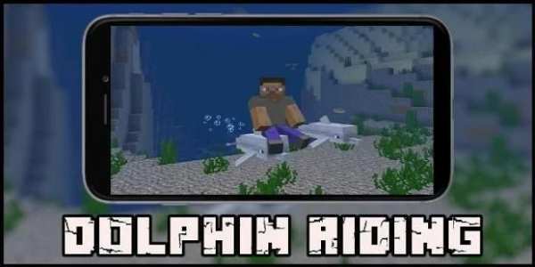 Dolphin Riding Mod for MCPE screenshot 1