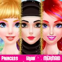 Hijab, Princess & Mermaid: 3 in 1 Fashion Makeover on 9Apps