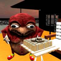 Neighbor Zombie Ugandan Knuckles Meme logo
