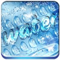 Blue Water Drop Keyboard on 9Apps