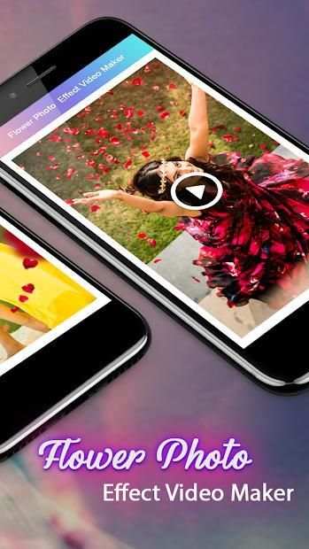 Flower Photo Effect Video Maker screenshot 1