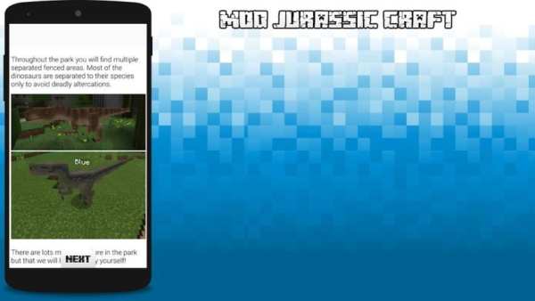 Mod Jurassic Craft for MCPE screenshot 1