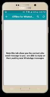 Offline for WhatsApp screenshot 2