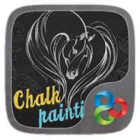 Chalk Painting Go Launcher Theme