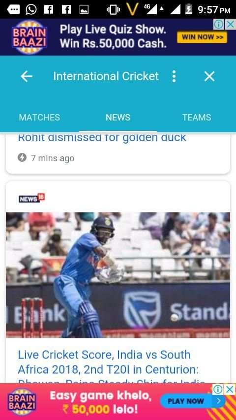 Live Cricket screenshot 2