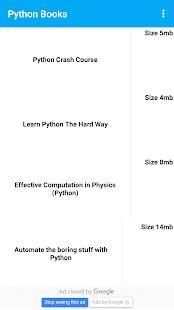 Python Programming Books स्क्रीनशॉट 1