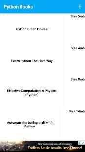 Python Programming Books स्क्रीनशॉट 2