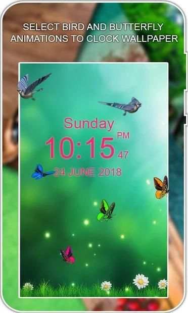Photo Clock Live Wallpaper screenshot 3