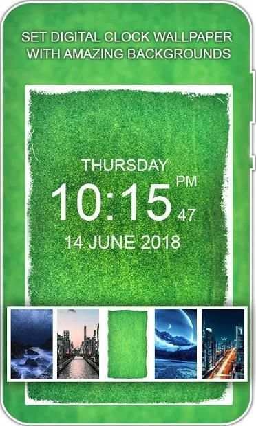 Photo Clock Live Wallpaper screenshot 4