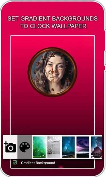 Photo Clock Live Wallpaper स्क्रीनशॉट 5